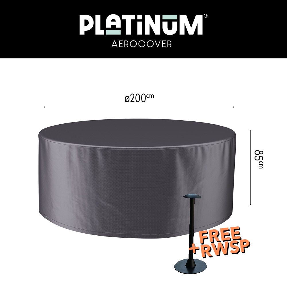 Schutzhaube für runden Tisch und Stühle Ø 200 cm H: 85 cm Schutzhaube für runden Tisch und Stühle Ø 200 cm H: 85 cm