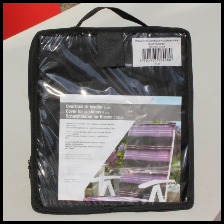 Gartenkissen-Aufbewahrungstasche 125 x 35 H: 50 cm