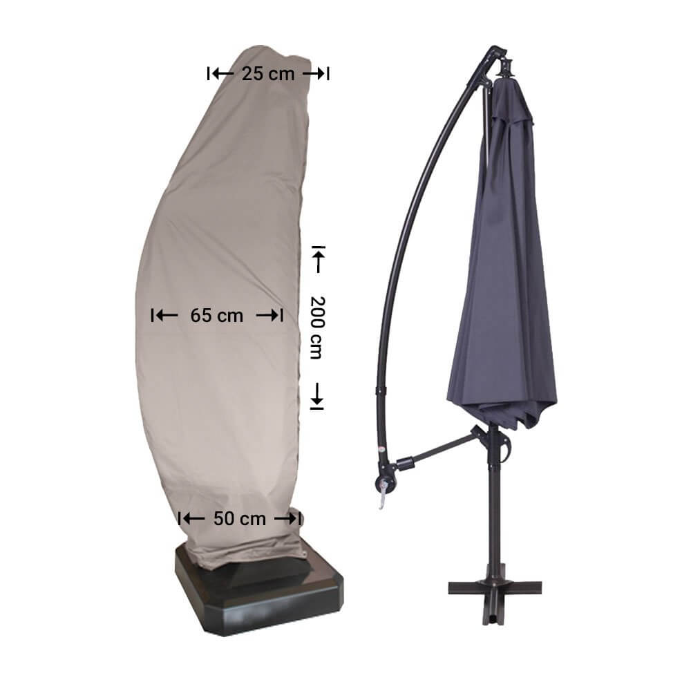 Hoes voor zweef parasol H: 200 cm