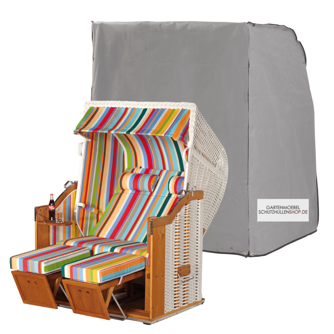 strandkorb-schutzhulle-8 Sonnenpartner-Abdeckhaube 125 x 114 H: 154 cm Strandkörbe