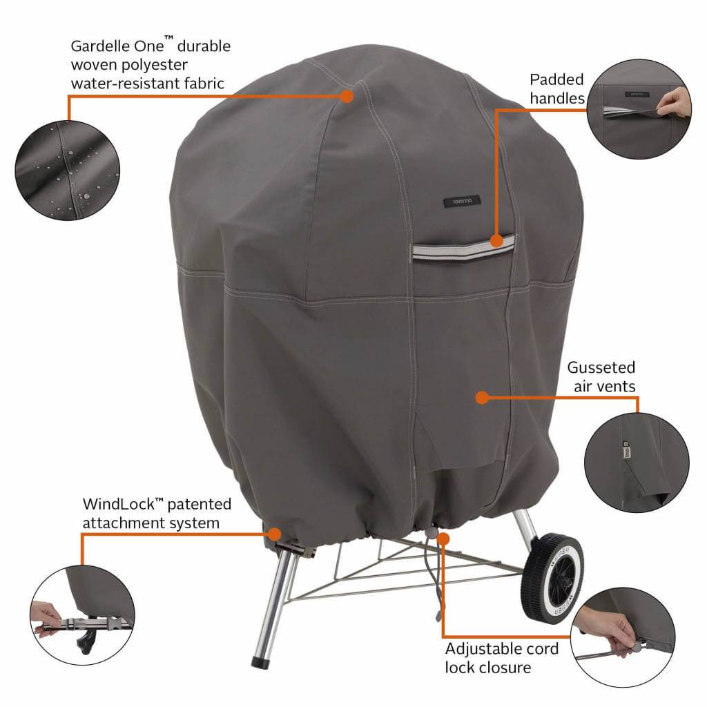 Runde Abdeckung für Kugelgrill Ø 67 H: 97 cm