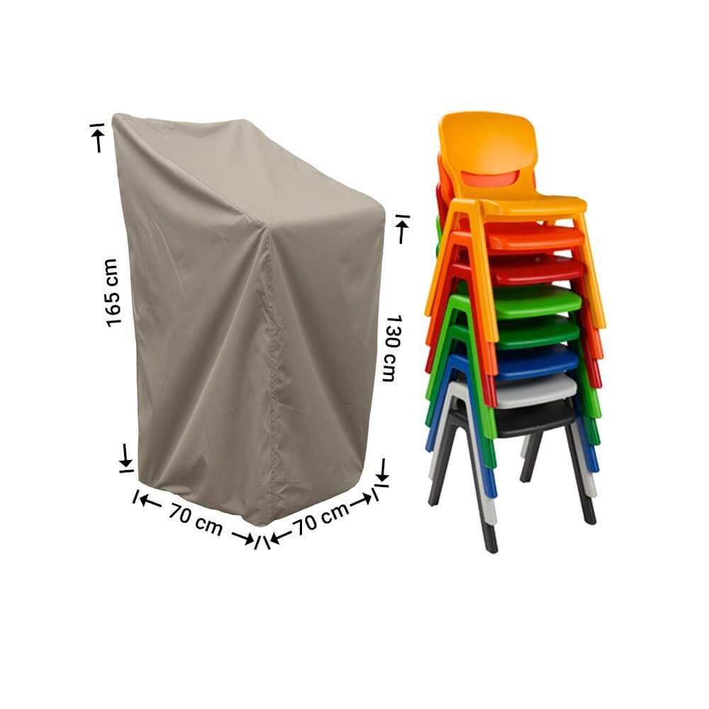 rstack70high-completeeBC0e3xle0u8t Stapelstoelen hoes 70 x 70 H: 165 cm