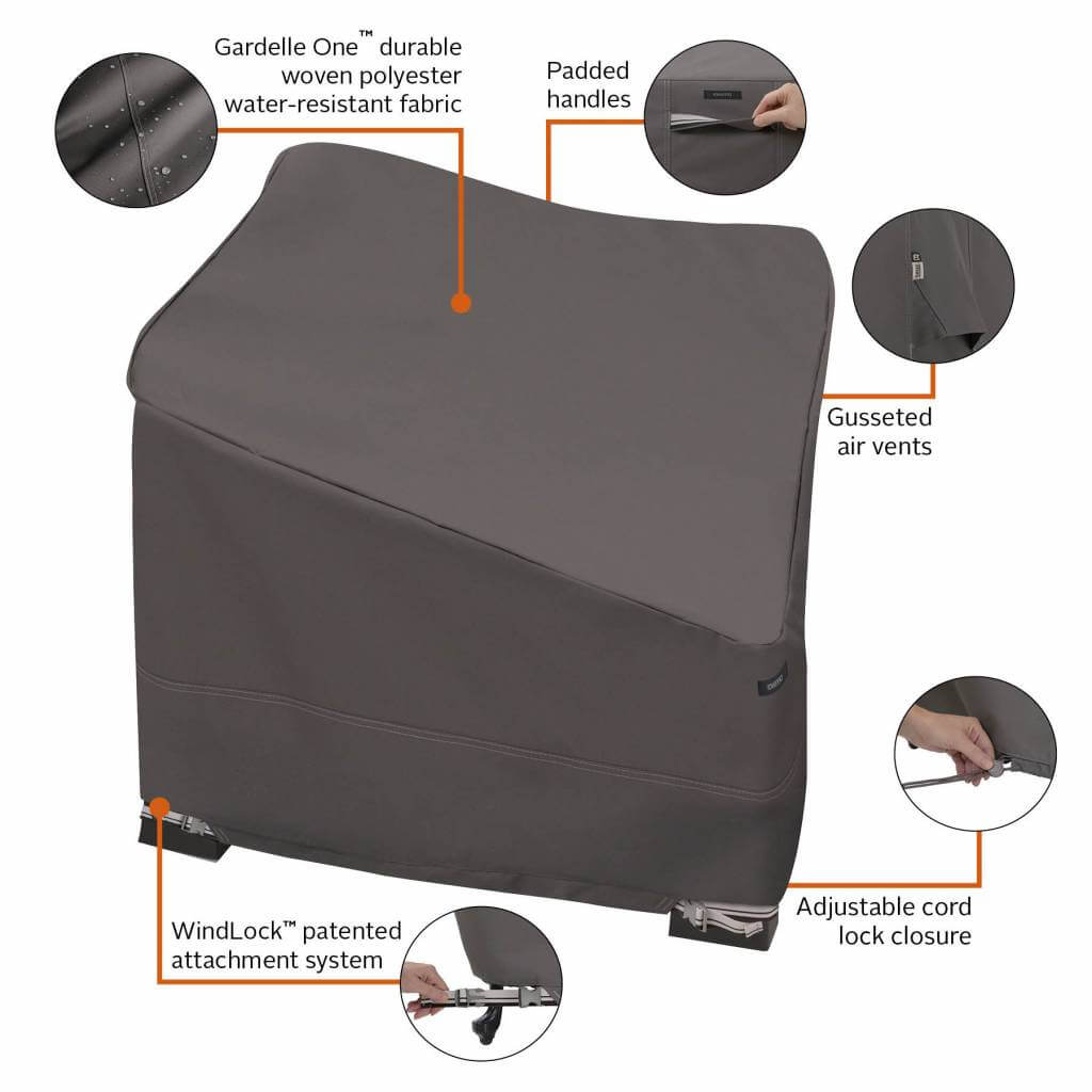 Abdeckung für Eckelement 102 x 102 H: 79 cm