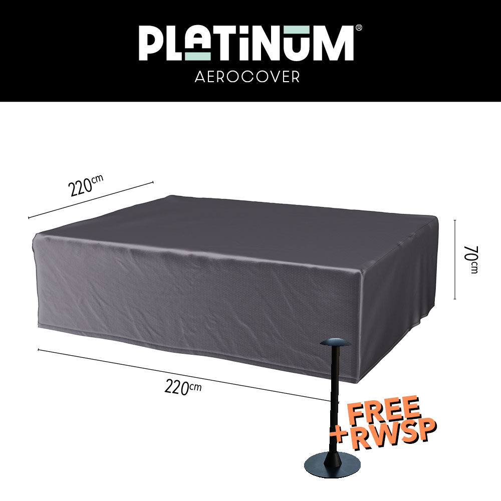 Abdeckung für quadratisches Lounge-Set 220 x 220 H: 70 cm Abdeckung für quadratisches Lounge-Set 220 x 220 H: 70 cm