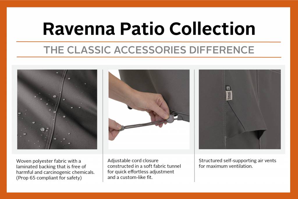 classicdifference-patio-ravennanoVjoWdOXvNuN Ravenna Abdeckung für Gartenmöbel 274 x 208 H: 58 cm