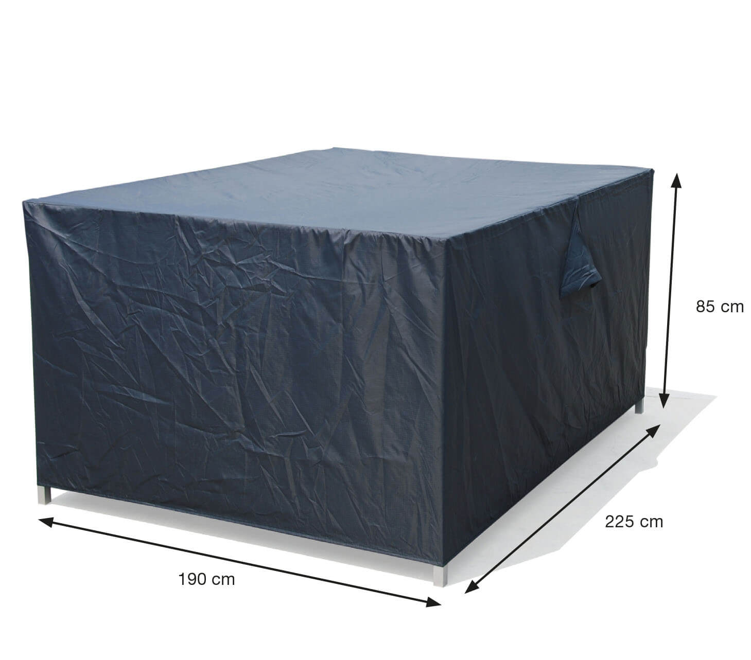 Abdeckung für rechteckige Gartengarnitur 225 x 190 H: 85 cm