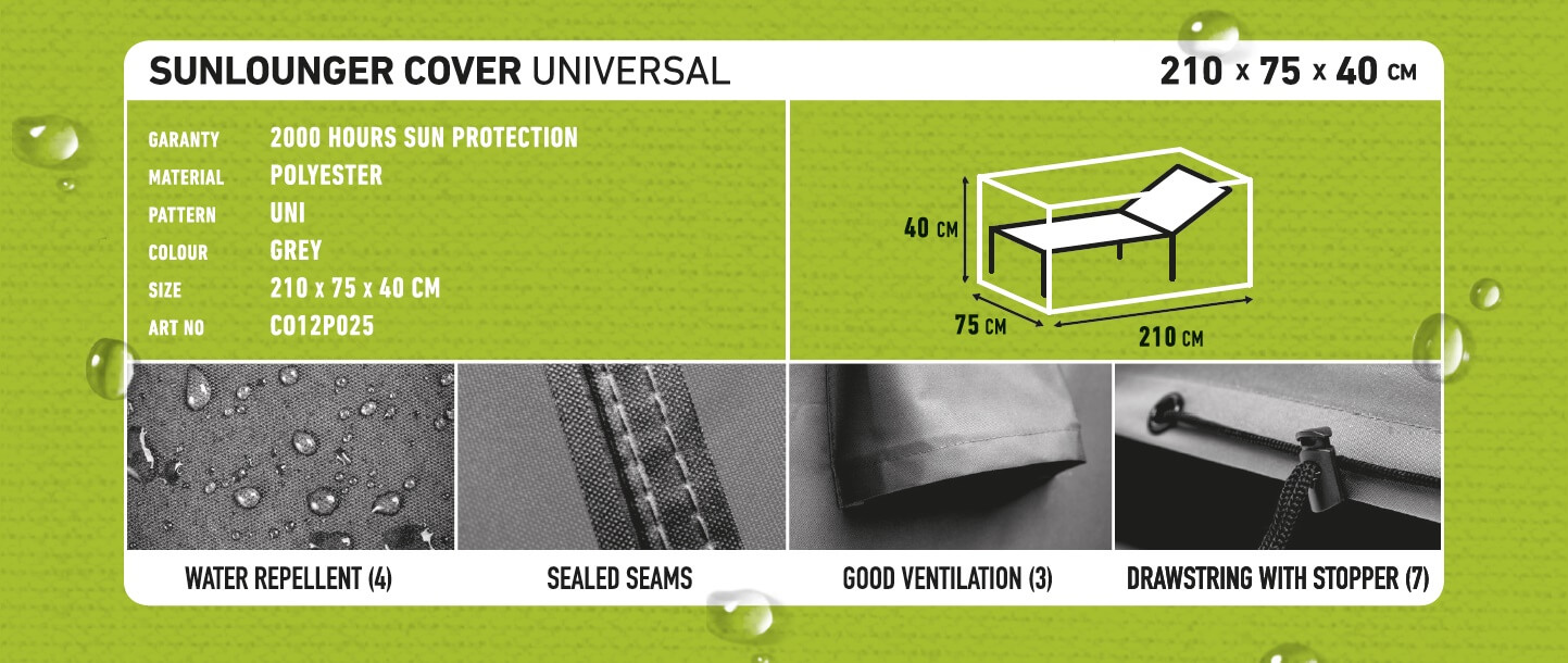 8713229070977-Ligbedcover-rechthoekig-labelfaWL9xd8jyhcK Sonnenliege Schutzhülle 210 x 75 H: 40 cm