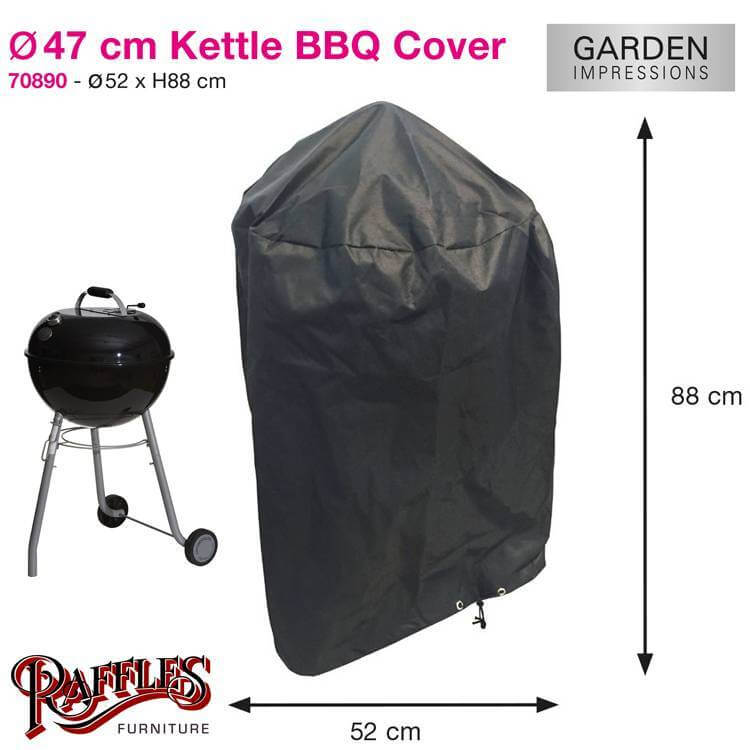 Kugel BBQ Schutzhülle, Durchmesser 47/52 H:88 cm