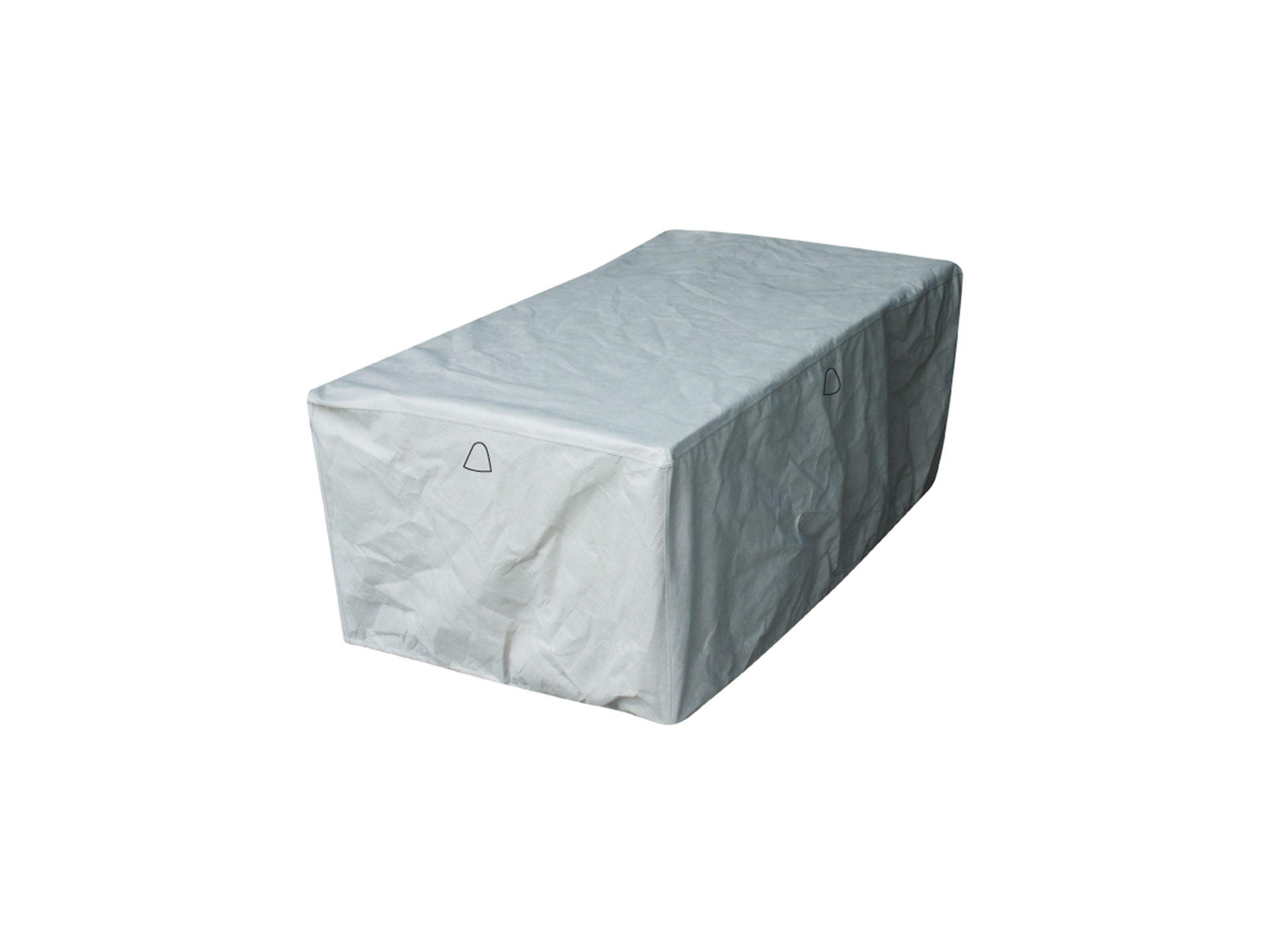 Schutzhülle für rechteckige Garten Tisch oder Sofa 140 x 80 H: 75 cm