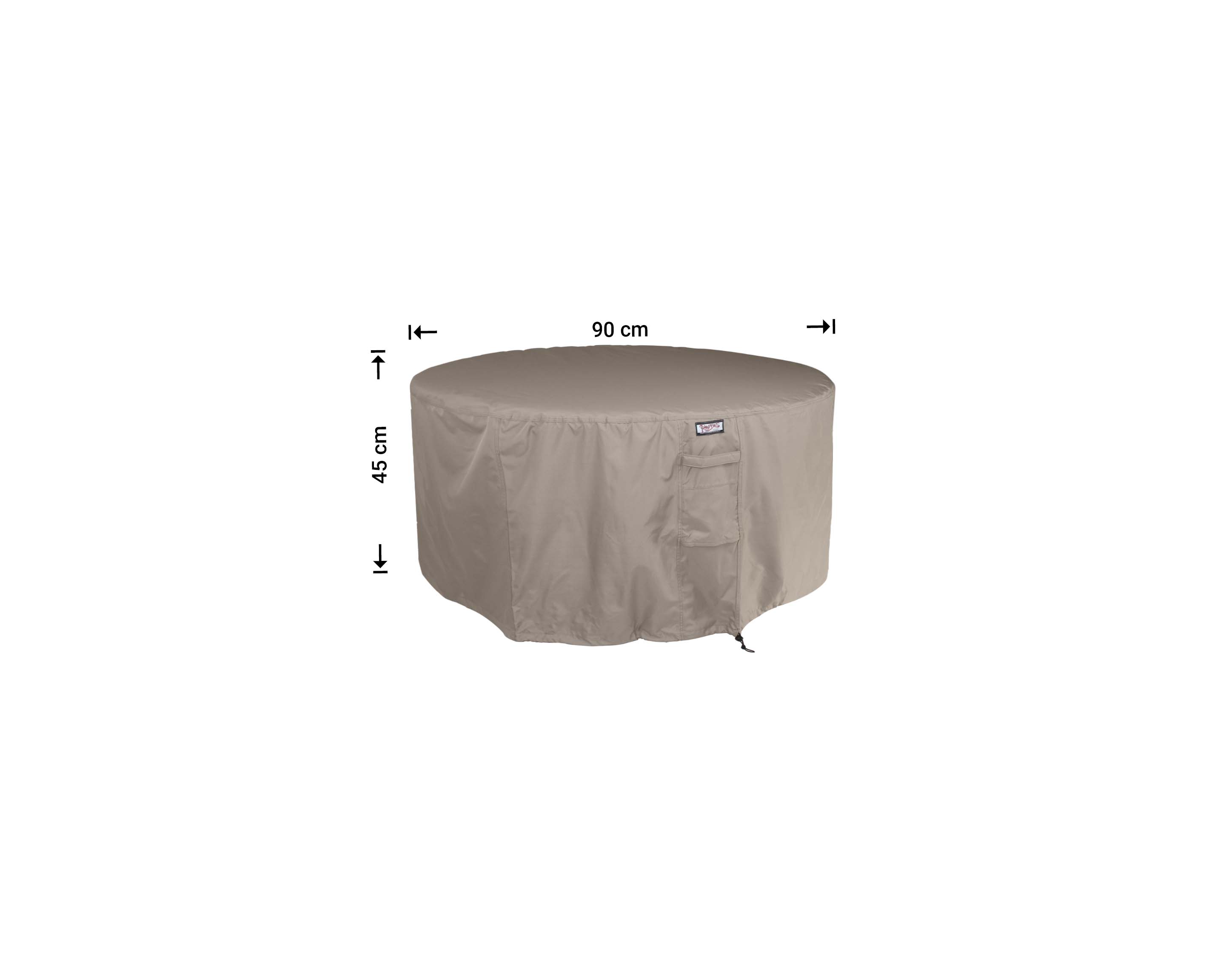 Runde Haube Beistelltisch Durchm.: 90 cm H: 45 cm