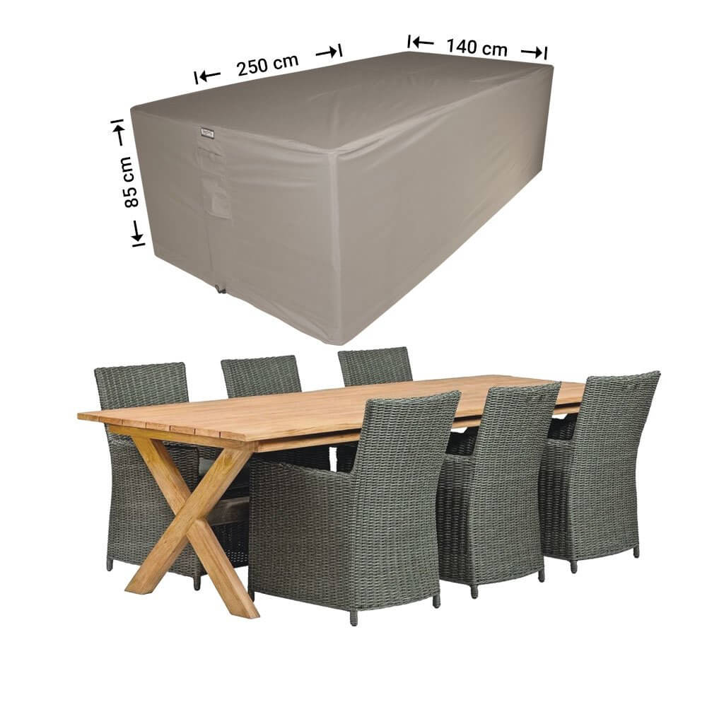 rds250140-completeNmKD4HvG7bdBG Rechteckige Gartenmöbel Schutzhülle 250 x 140 H: 85 cm