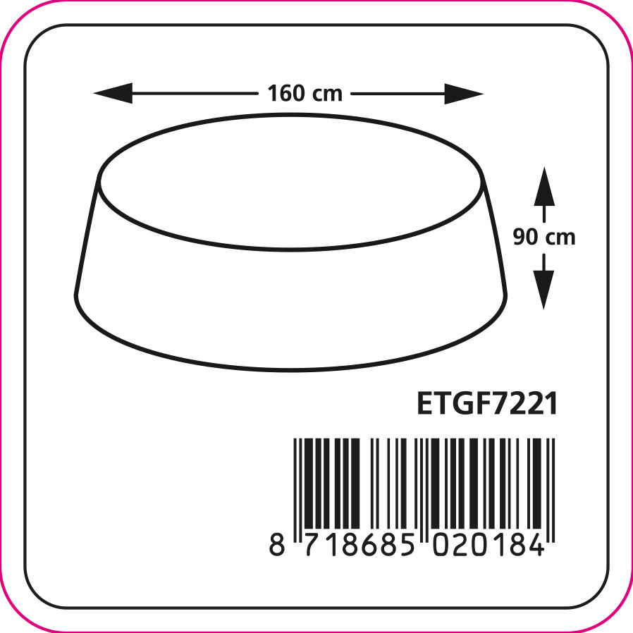 Schutzhaube für runde Sitzgruppe Ø: 160 H: 90 cm
