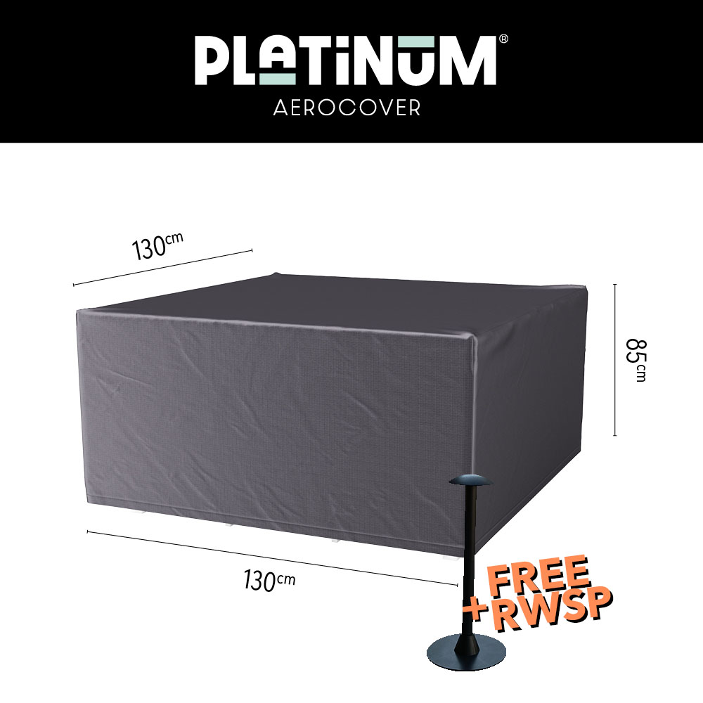 Abdeckhaube für quadratischen Tisch mit Stühle 130 x 130 H: 85 cm Abdeckhaube für quadratischen Tisch mit Stühle 130 x 130 H: 85 cm