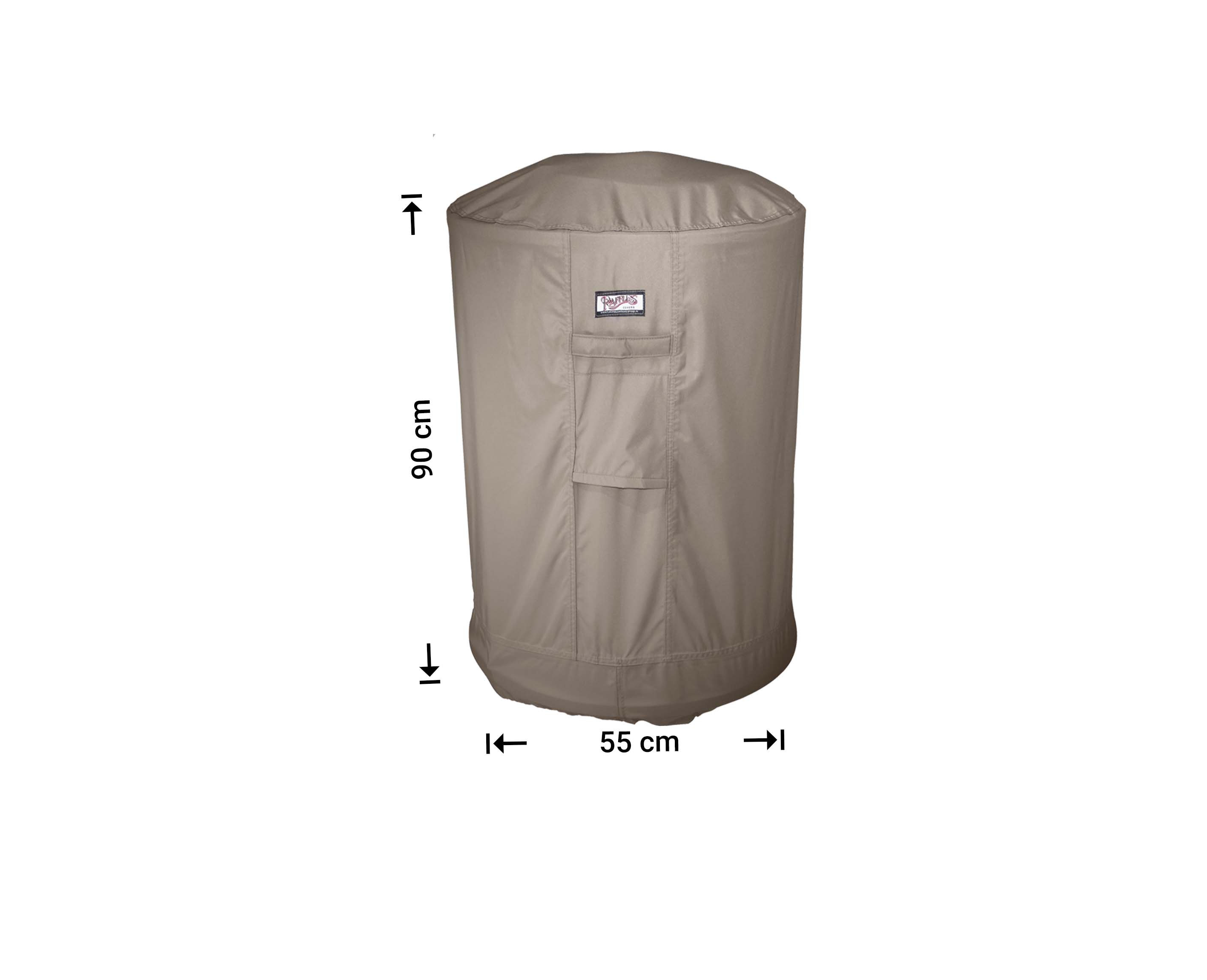 Runde Grillabdeckung Ø 55 H: 100 cm
