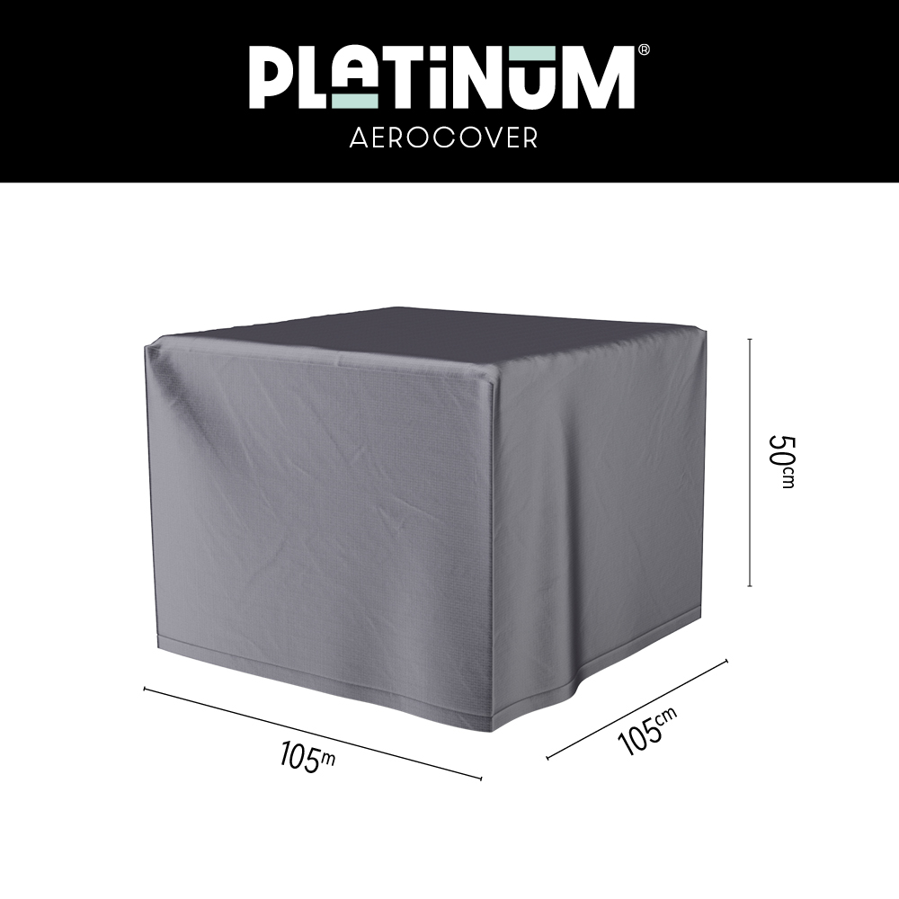 Schutzhülle für Garten Kamin auf Gas 105 x 105 H: 50 cm Schutzhülle für Garten Kamin auf Gas 105 x 105 H: 50 cm