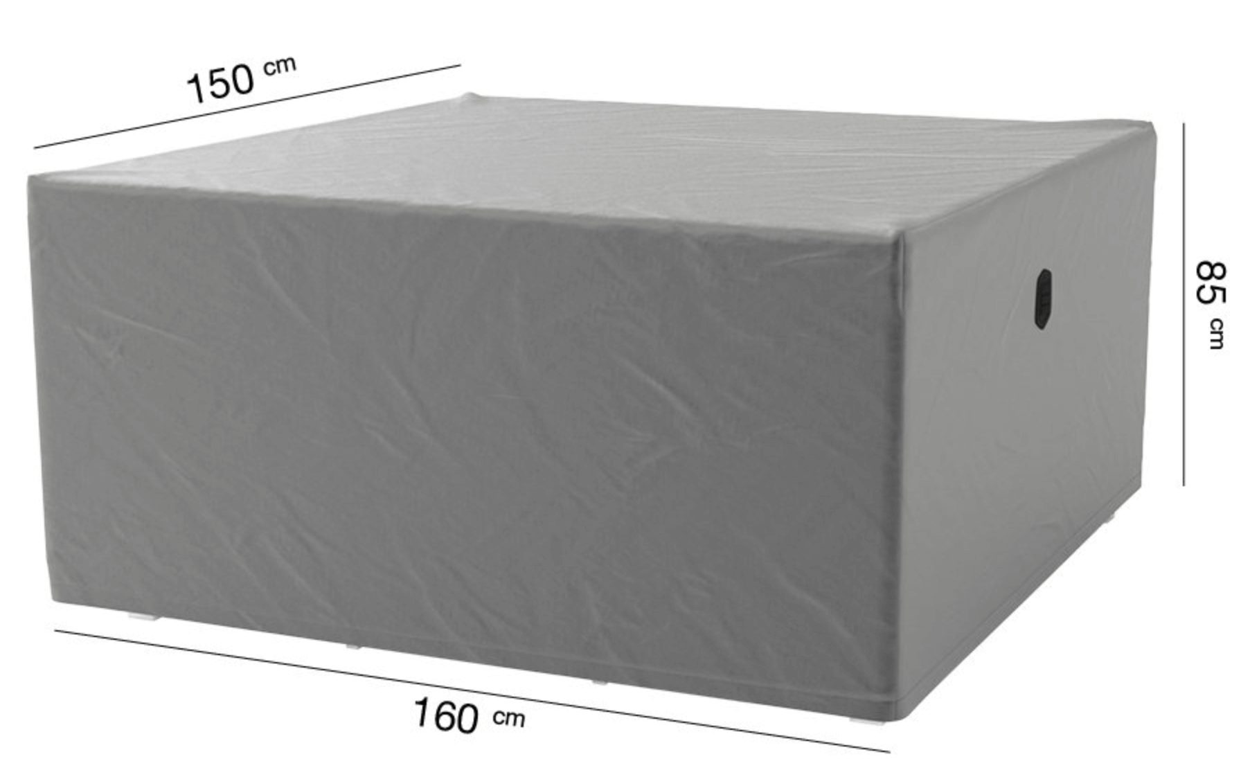 Wetterhaube Schutz für rechteckigen Tisch mit Stühlen 160 x 150 H: 85 cm