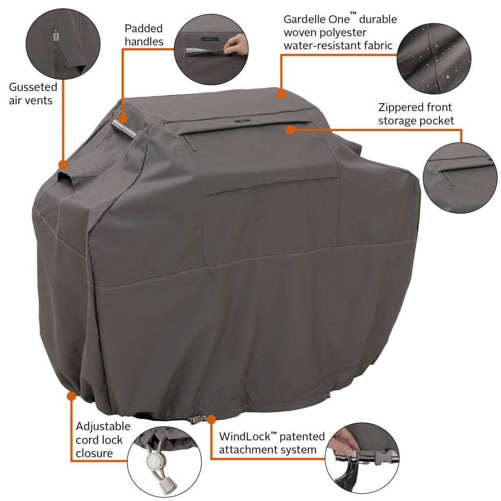 Grill Abdeckhaube 147 x 61 H: 122 cm