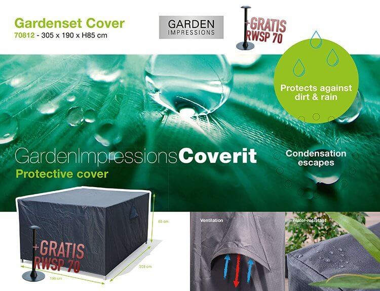 70812-af-dek-hoes-tuin-meubel-set-tafely0mddFqNqh0tE Schutzhülle für Garten Sitzgruppe 305 x 190 H: 85 cm