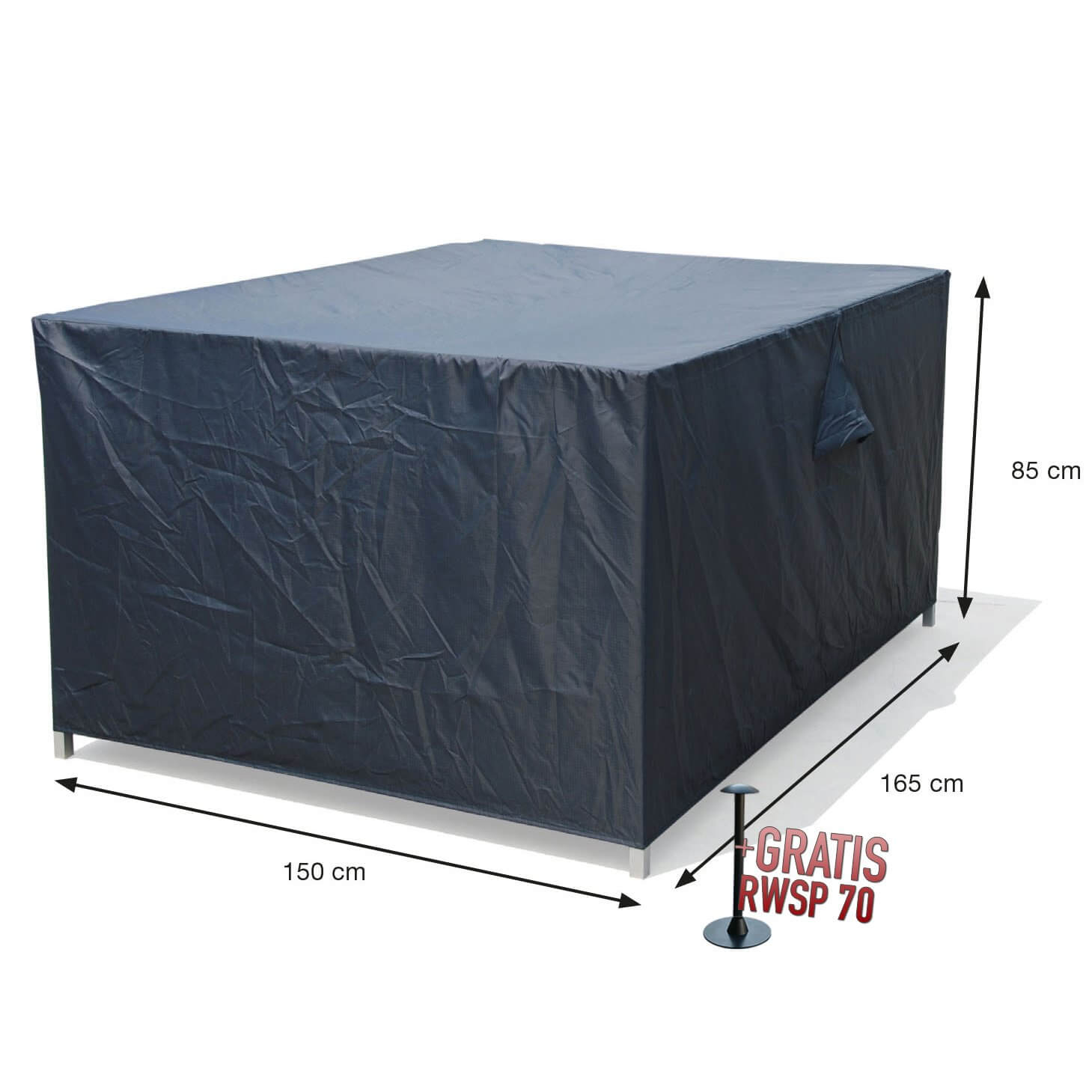 70800-bescherm-hoes-tuin-tafel-plus-stoelenaX7bsCWqp3cWr Wetterhaube Schutz für rechteckigen Tisch mit Stühle 165 x 150 H:85 cm