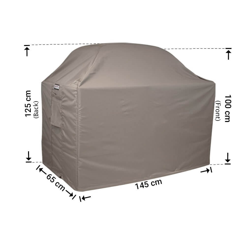 Grillabdeckung 145 x 65 H: 120/110 cm
