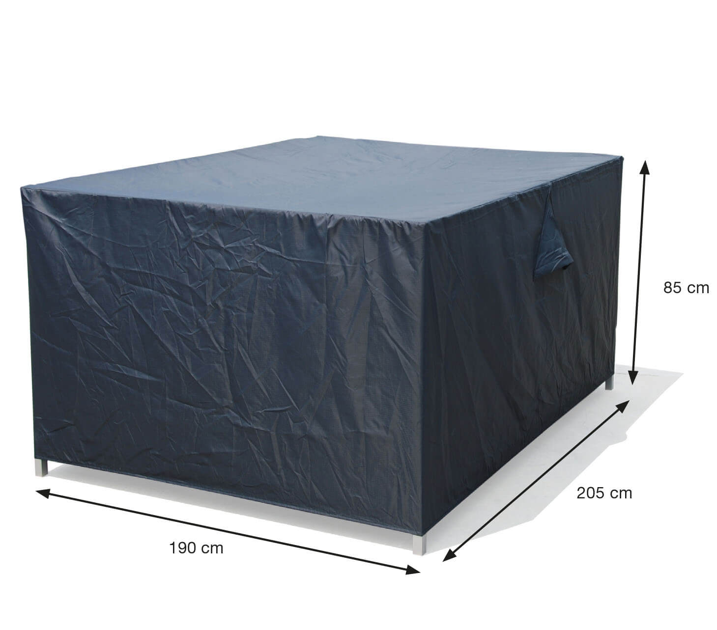 70804_Matend54xfMxvSOTBe Abdeckhaube für rechteckige Gartenset 205 x 190 H:85 cm