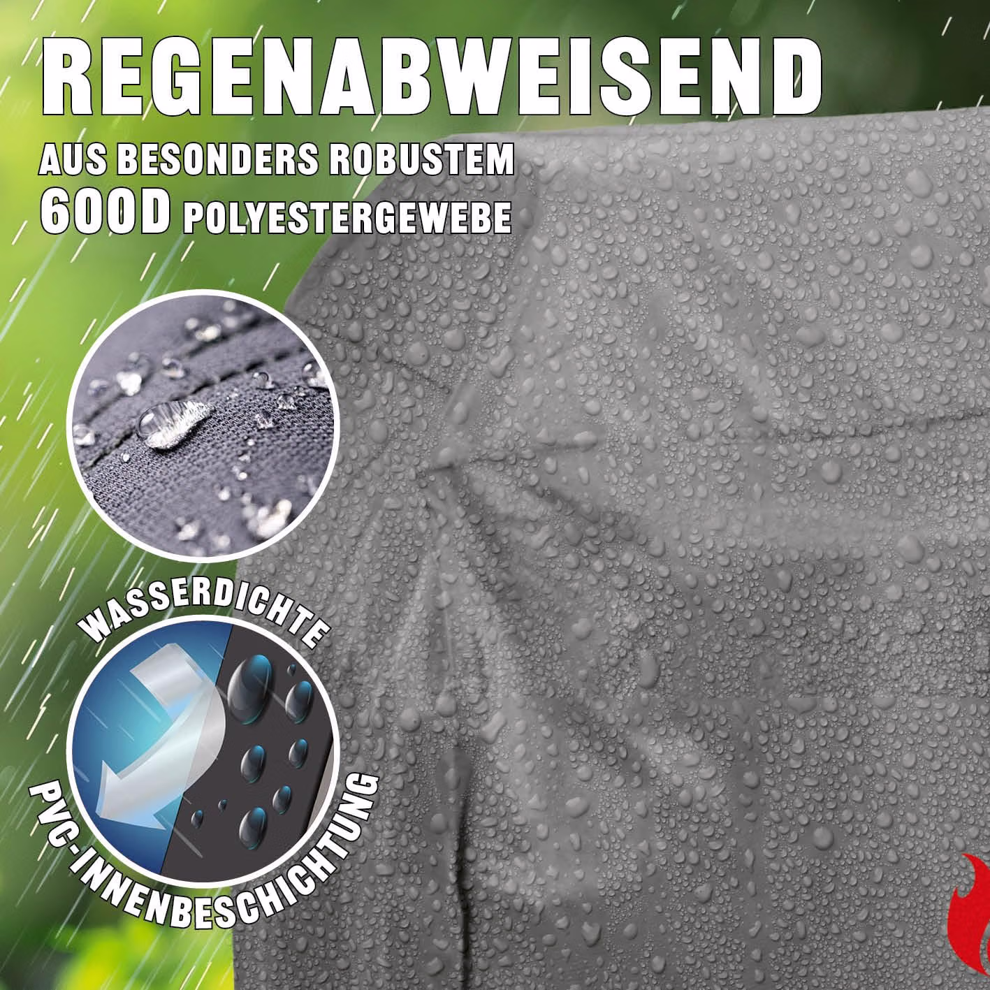 Wetterschutzhaube Premium BBQ 113 x 65 cm H: 100 cm