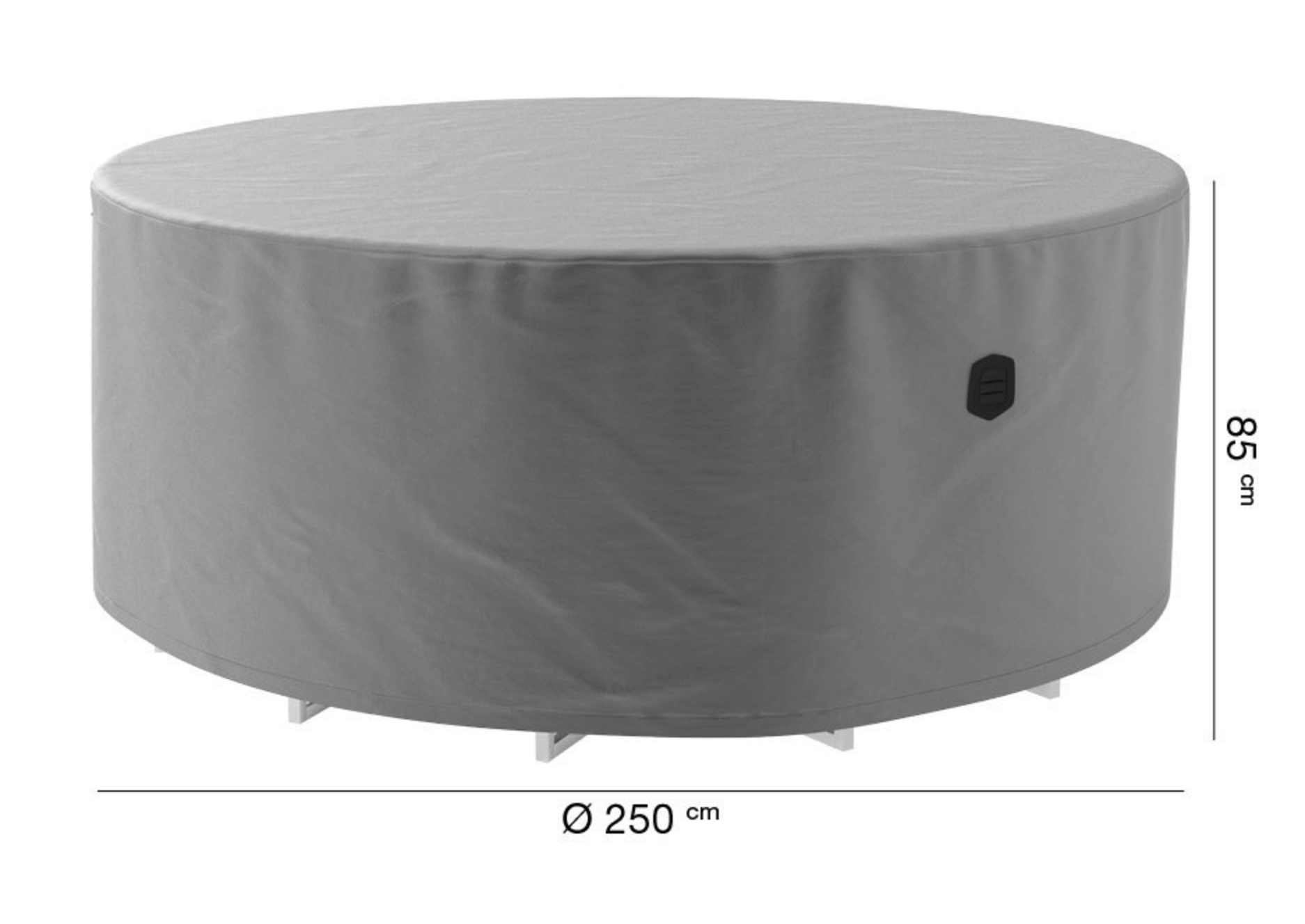 Abdeckung Gartenmöbel rund Ø 250 H: 85 cm