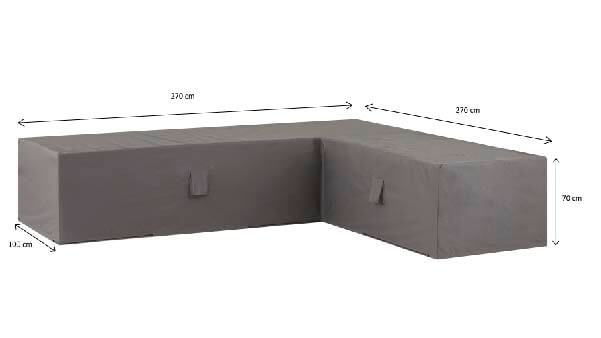 Abdeckplane Loungebank 270 x 270 H: 70 cm