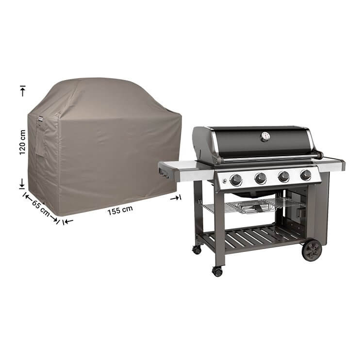 RBBQ155hjLN9vSvW3IXlCTZJtbQ8QyOFB BBQ Grill Abdeckhaube 155 x 65 H: 120/110 cm