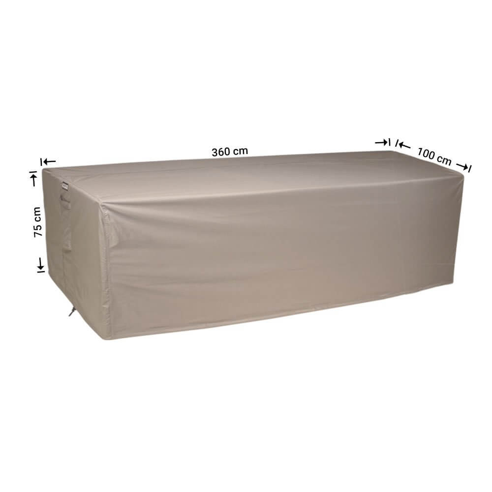 RLB3607djK23BjOdkzYpgN2CqKQn19CU Beschermhoes grote loungebank 360 x 100 H: 75 cm