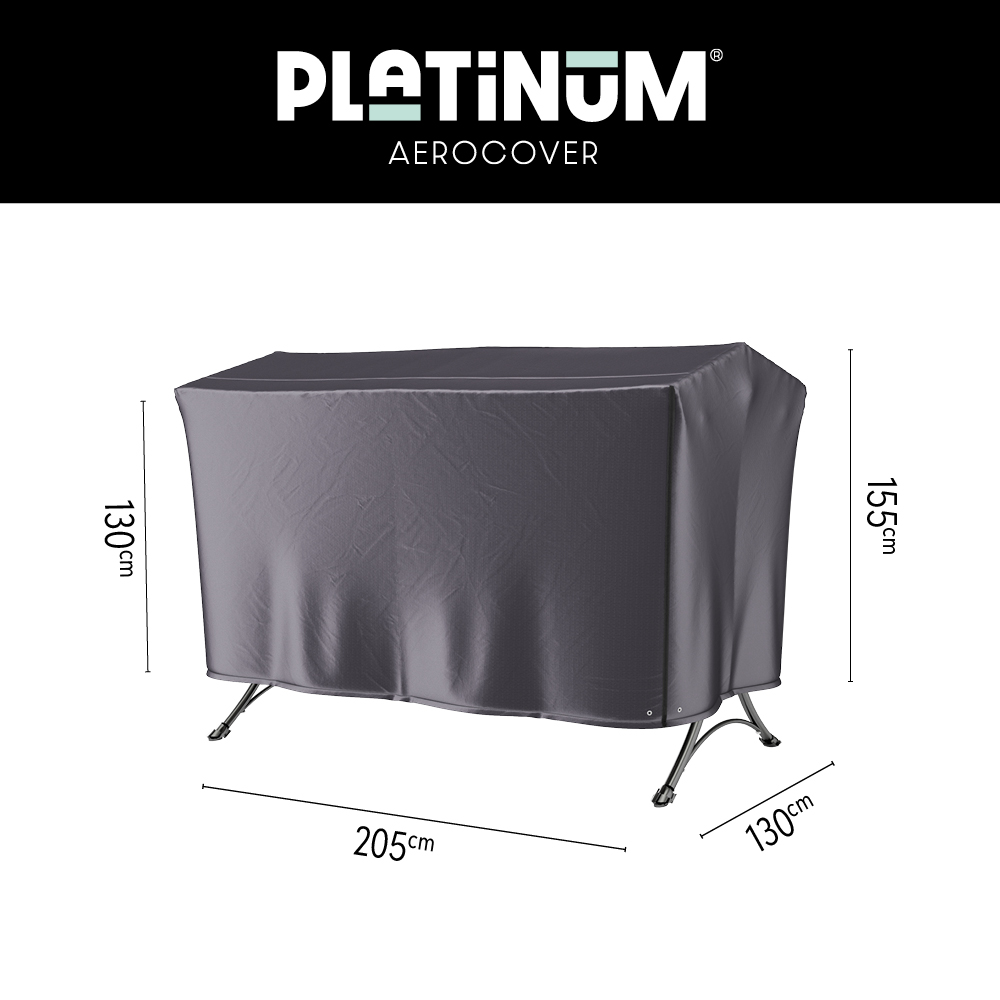 Schutzhülle für Gartenschaukeln 205 x 130 H: 155 / 130 cm Schutzhülle für Gartenschaukeln 205 x 130 H: 155 / 130 cm