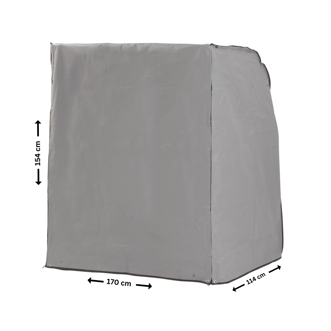 Sonnenpartner-Abdeckhaube, 170 x 114 H: 154 cm, für Strandkörbe