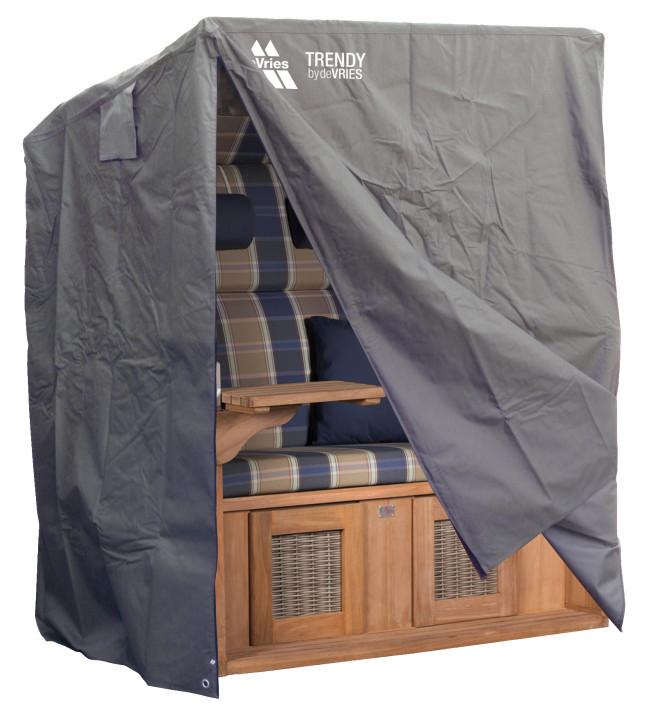 Strandkorbhülle 135 x 95 H: 165 / 140 cm deVries Classic XL Strandkorbhülle 135 x 95 H: 165 / 140 cm deVries Classic XL