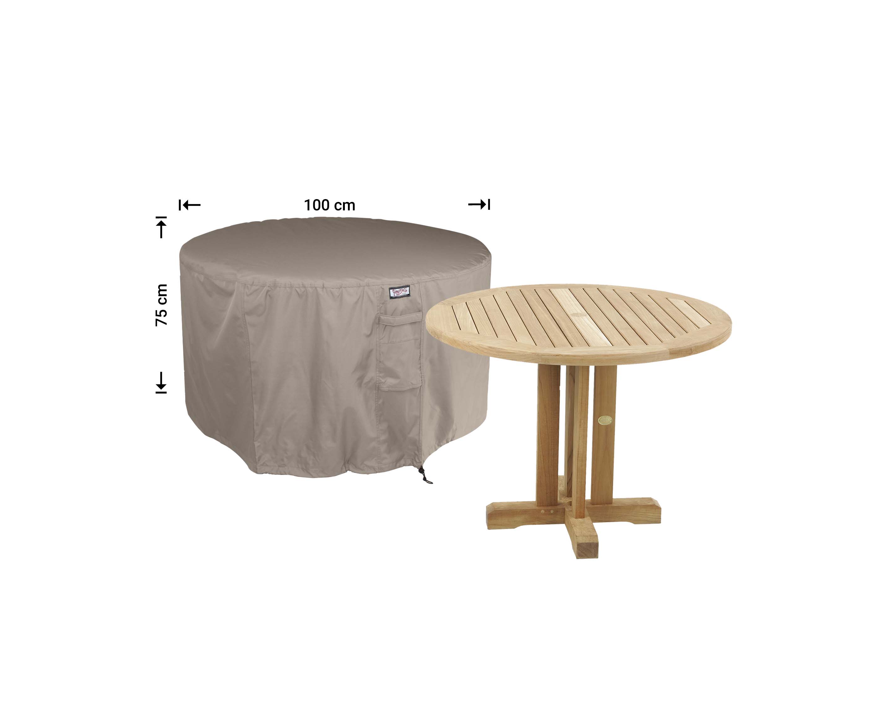 Schutzhülle für runden Tisch Ø 100 cm