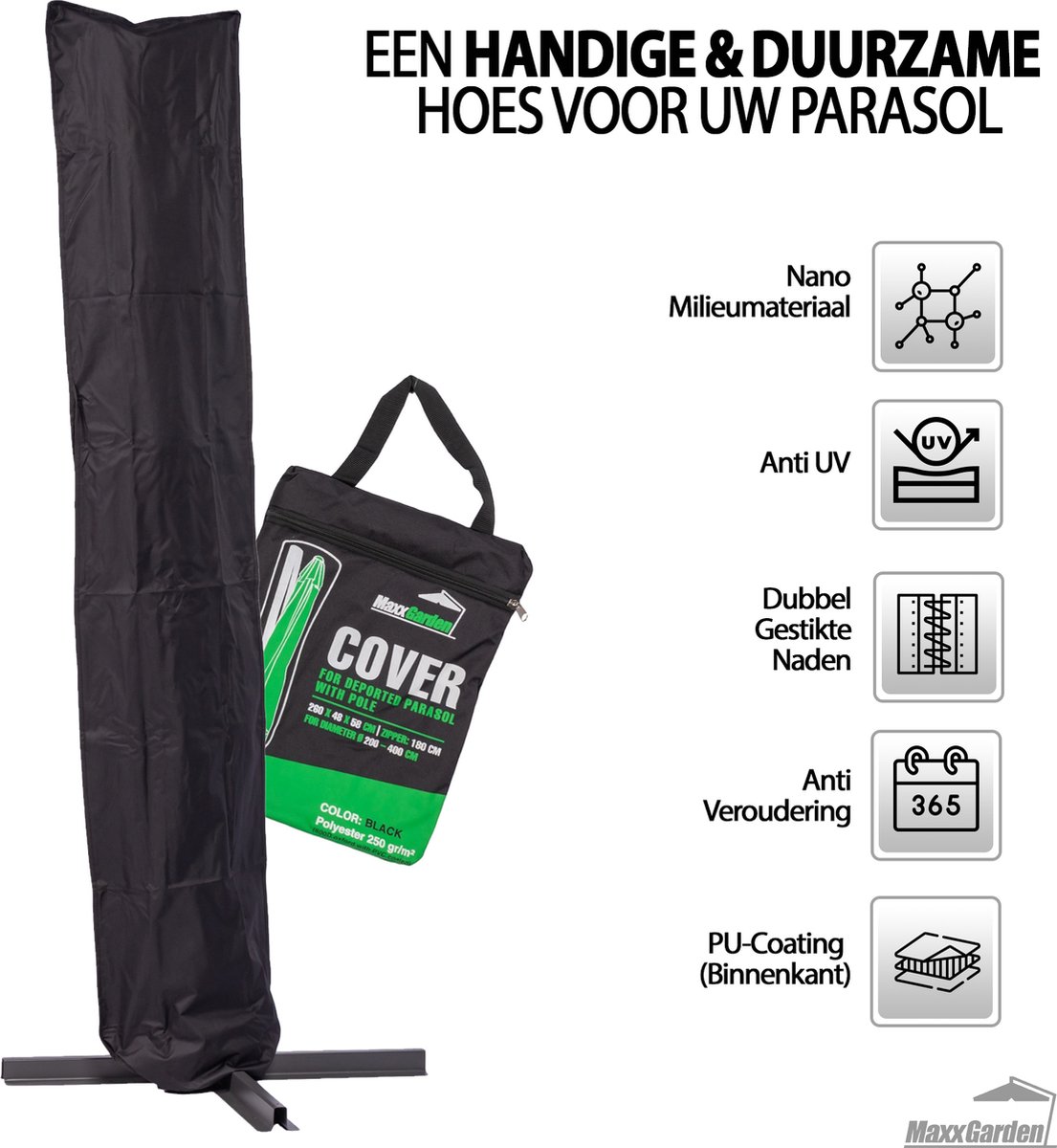 Ampelschirmhülle H: 260 cm Ampelschirmhülle H: 260 cm